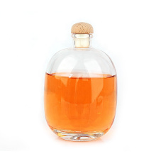 XUZHOU Factory Supply Empty Unique 500ml glass wine bottle for whiskey liquor fruit wine